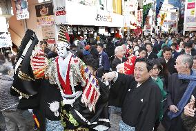 Japanese traditional puppet theater