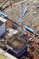 Dismantlement of exhaust stack at crippled Fukushima plant