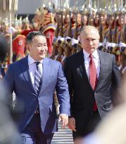 Russian Pres. Putin in Mongolia