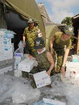 SDF emergency relief team opens clinic in quake-hit Yogyakarta