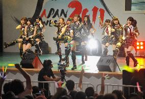 AKB48 took stage in Shanghai