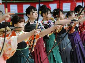 Archery competition at Kyoto temple