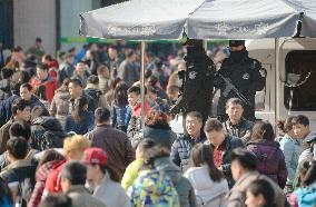 People returning home for Chinese Lunar New Year
