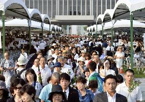 Hiroshima marks 70th A-bomb anniv. amid fears of eroded pacifism