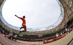 Sugai jumps at world athletics championships in Beijing