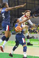 Olympics: Japan down France in women's basketball