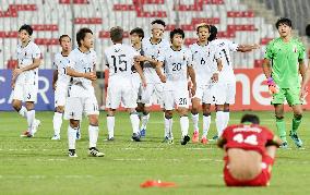 Soccer: Japan beat Tajikistan in AFC U-19 Championships q'final