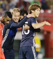 Soccer: Osako marks Japan return with brace in World Cup q'fying warm-up