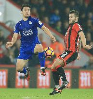 Soccer: Bournemouth beat Leicester in Premier League