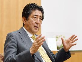 Stronger Japan-U.S. alliance hinges on Trump's "awareness": Abe