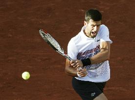 Tennis: Djokovic moves into French Open q'finals