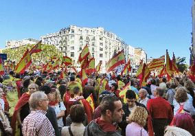 Protests against Catalonia independence
