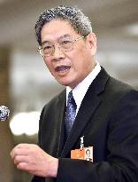 China's Taiwan affairs office head Zhang Zhijun