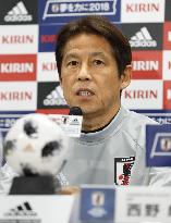 Football: Japan coach Nishino