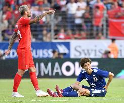 Football: Japan-Switzerland friendly