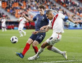 Football: France vs Peru at World Cup