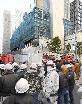 Fire at under-construction Tokyo building