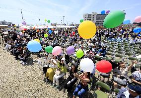 Recovery in 2011 tsunami-hit area in Japan