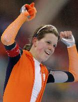 Netherland's Wust wins women's 3,000m speed skating