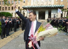 New Kanagawa governor Kuroiwa