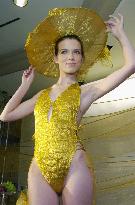Dress, swimsuirt made of pure gold thread unveiled