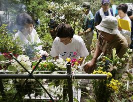 Victims' relatives mark 21st anniversary of 1985 JAL jet crash