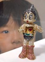 Diamond-studded Astro Boy displayed at Kyoto department store