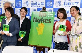 Anti-nuke book of contributions from celebrities published