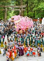 Traditional music performed at Nikko shrine