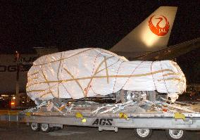 Bullet-ridden car that carried slain diplomats arrives in Japan