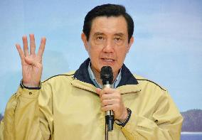 Taiwan's president visits S. China Sea island