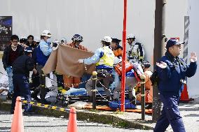 Car plows into pedestrians in central Osaka