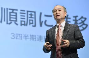 SoftBank doubles group net profit in April-December