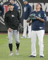 Baseball: Ichiro, Hernandez before Marlins-Mariners game