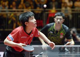 Table tennis: 13-year-old Harimoto stopped by Xu in q'finals