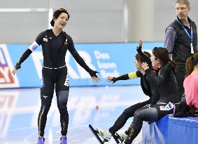 Speed skating: Japan wins women's team pursuit at World Cup