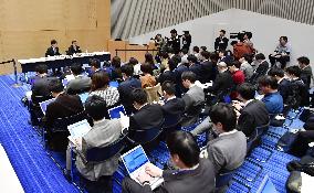 TV Asahi press confab on sexual harassment