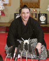 Sumo: Georgian Tochinoshin promoted to ozeki