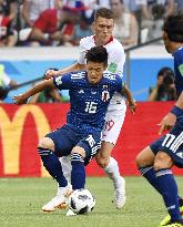 Football: Japan vs Poland at World Cup