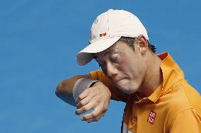 Tennis: Nishikori at Australian Open