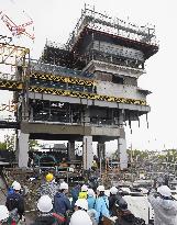 Repair work at Kumamoto Castle