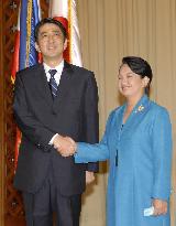Abe, Arroyo express 'grave concern' over N. Korea nuke, missile