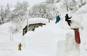 More snowfall expected in Sea of Japan areas