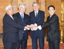 Japan, Britain hold 1st "2-plus-2" security talks