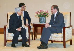 Portuguese PM meets with Japanese emperor