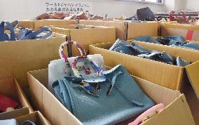 Police seize 1,750 fake Hermes items in Kumamoto, southwestern Japan