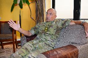 MINUSMA commander Lollesgaard talks in Bamako