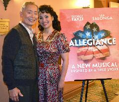 Actor of Japanese descent among cast of U.S. musical on WWII internment