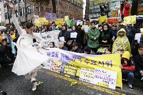 Supporters of "comfort women" to set up venue to keep memories alive