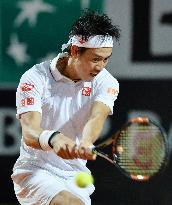 Battling Nishikori knocked out of Italian Open semis